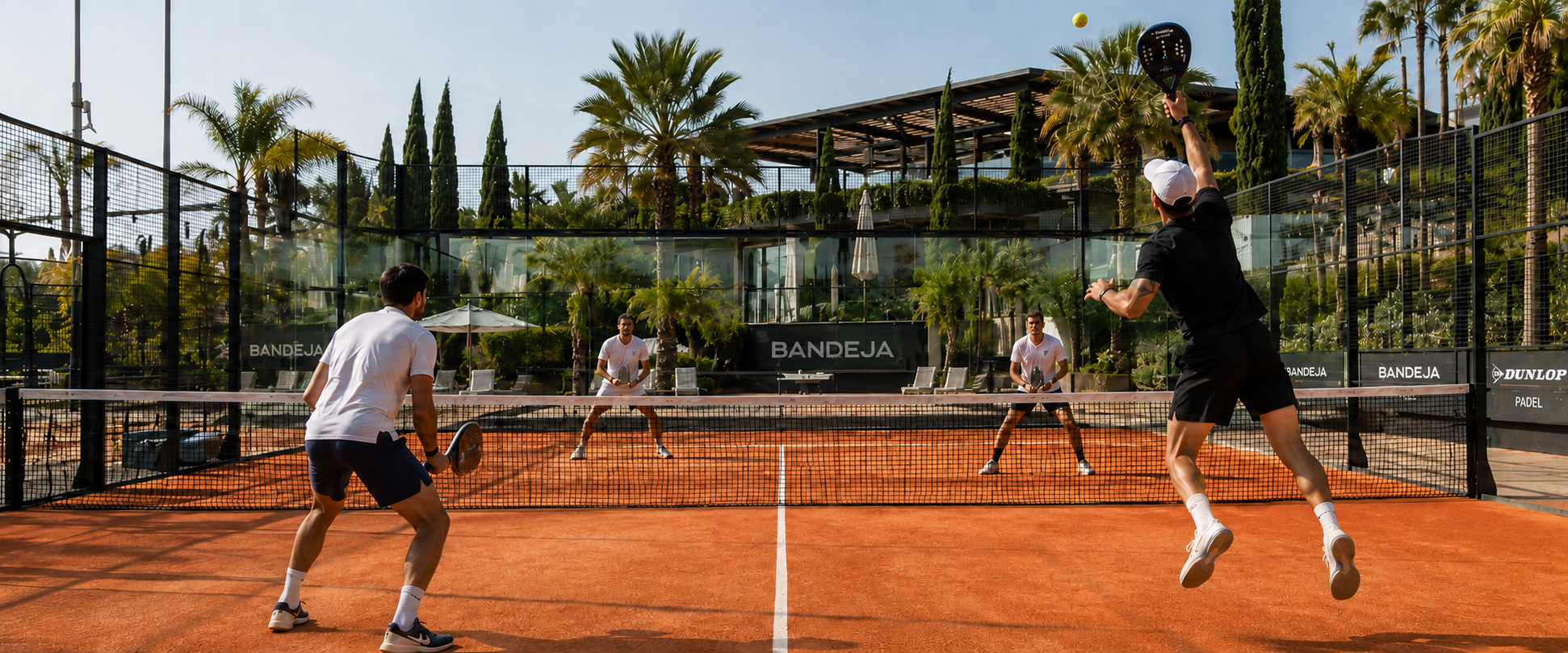 A Bandeja padel match